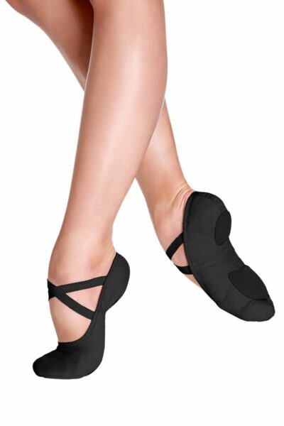 Child Stretch Canvas Split Sole Ballet Slipper - Image 2